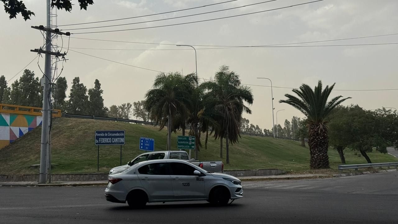 Fuertes vientos rompieron la tranquilidad de la tarde sanjuanina
