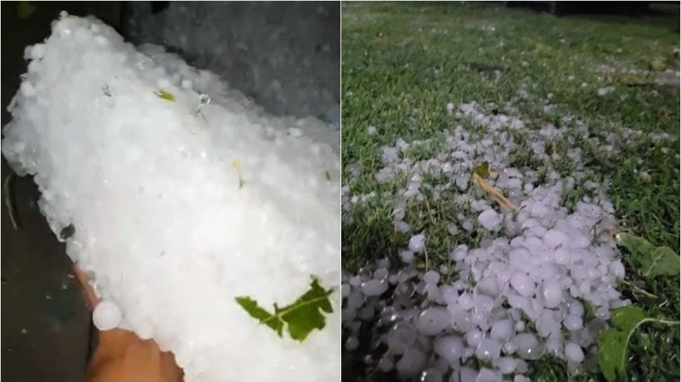 Una fuerte tormenta azotó a San Juan con viento, lluvia y caída de granizo
