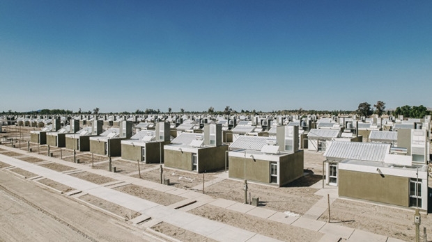 Robaron más de 100 bombas de agua y sanitarios de un barrio en construcción en Albardón