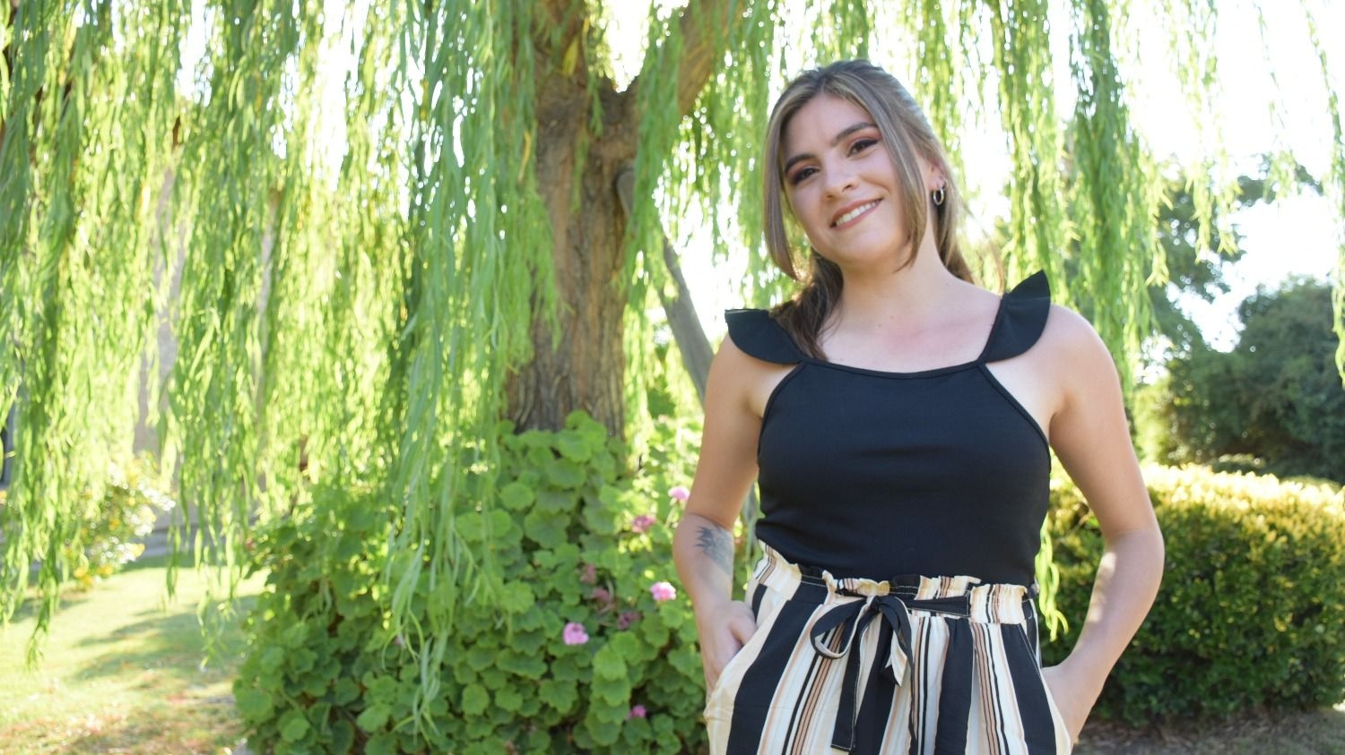 Florencia Barros, superó el miedo y llegó a representar a su gente