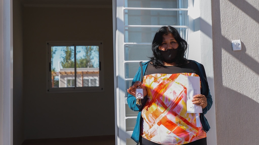 Los vecinos de Tupelí cumplieron el sueño de la casa propia 