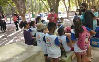 San Martín: hubo controles sanitarios para los más chicos