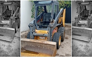 Encontraron una máquina cargadora que fue robada a una empresa constructora