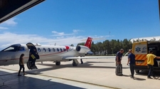 Avión sanitario: dos pacientes sanjuaninos tuvieron que ser trasladados por problemas de salud