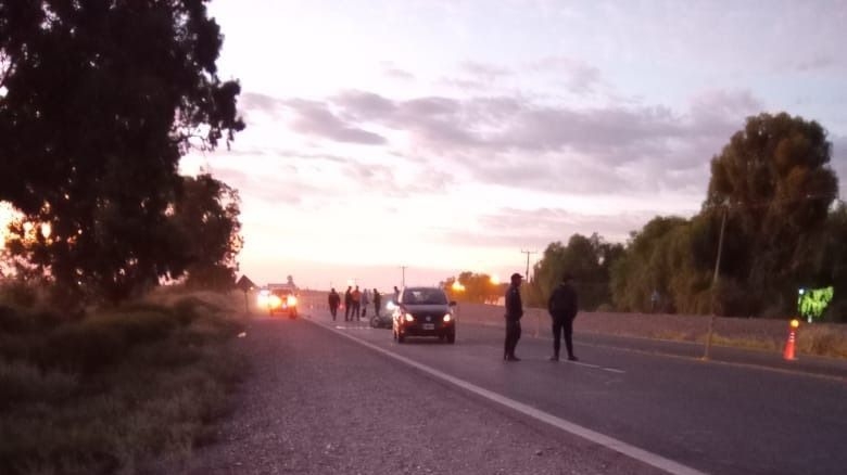 Un motociclista murió tras el impacto contra un auto en la Ruta 40