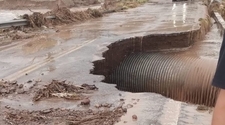 Calingasta: por roturas en un puente, hicieron un desvío en la Ruta 149
