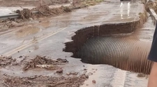 Calingasta: por roturas en un puente, hicieron un desvío en la Ruta 149