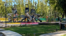 Las fotos de los juegos renovados del Parque de Mayo