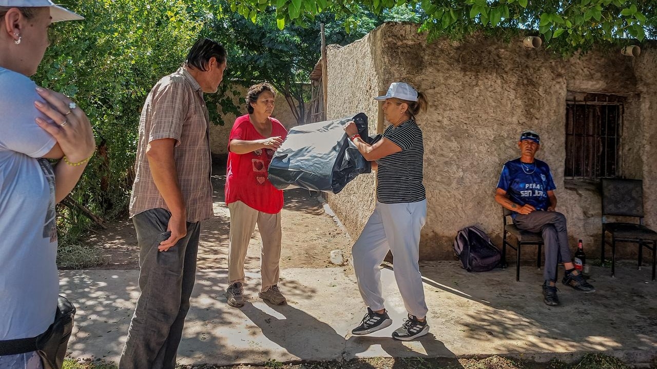 Más de 2.000 familias fueron asistidas en Pocito tras el temporal