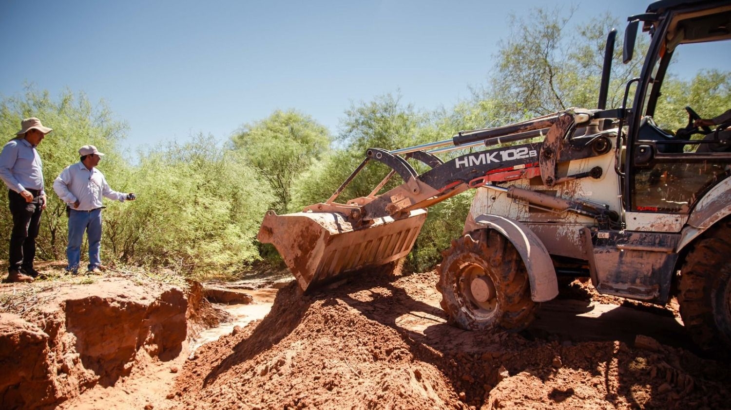 Operativo integral en Bermejo tras las lluvias