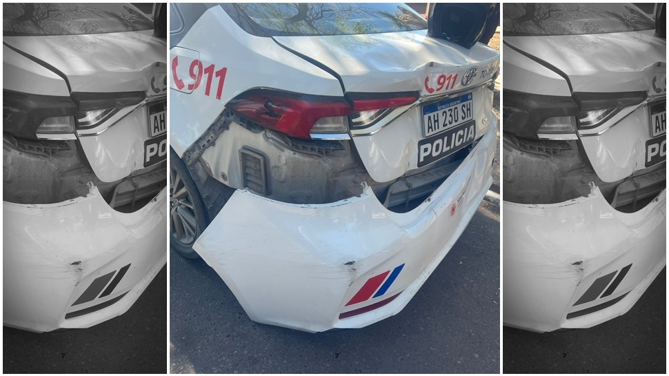 Un sujeto fue detenido tras patear y romper un móvil de la Policía