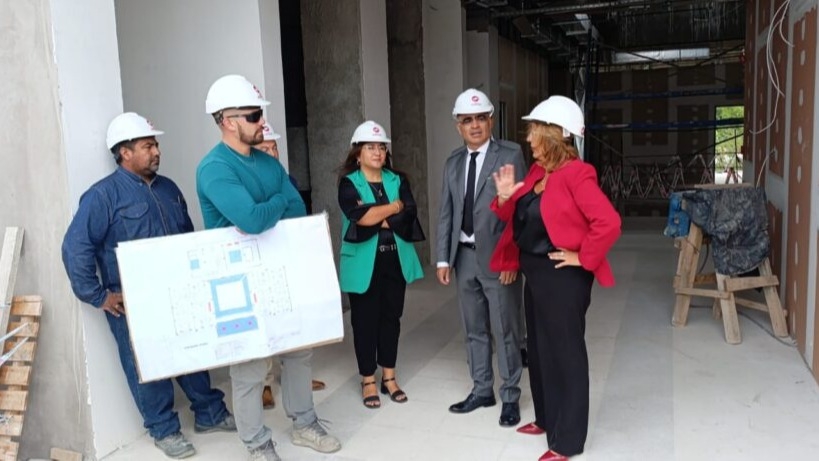 La obra del Centro Judicial de Jáchal ya supera el 70% de ejecución