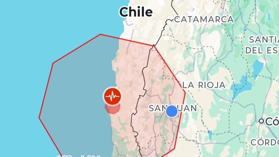 Fuerte temblor con epicentro en Chile se sintió en San Juan
