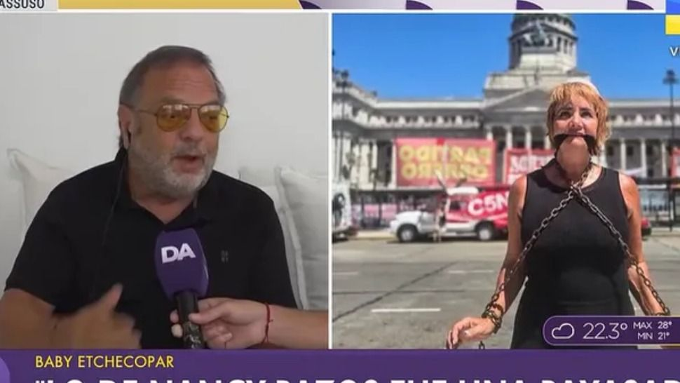 Baby Etchecopar destrozó a Nancy Pazos por encadenarse al Congreso