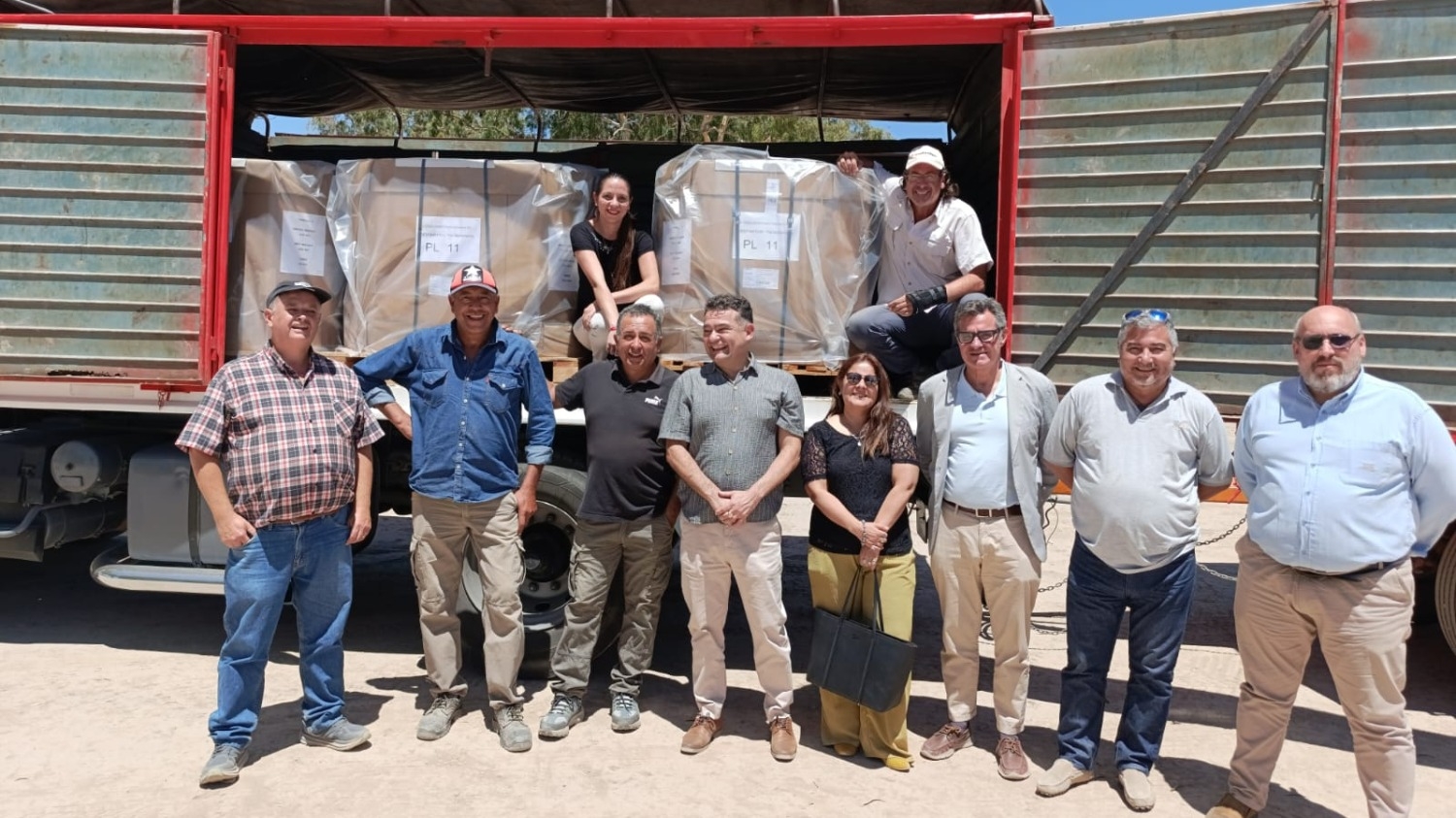 Jáchal celebra la primera exportación de semillas de cebolla a Holanda
