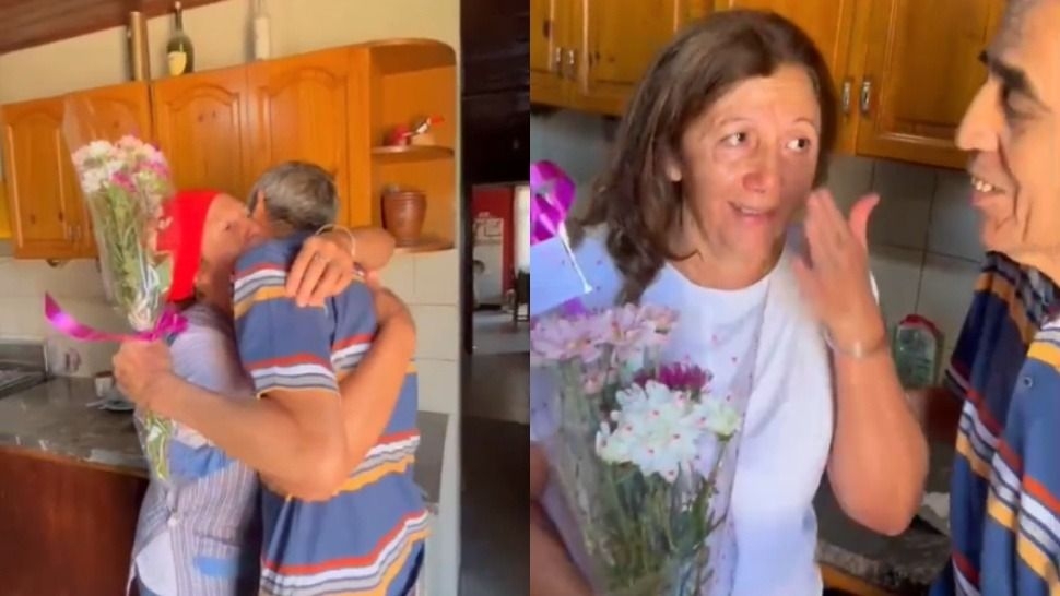 Un hombre con Alzheimer recordó su aniversario y sorprendió a su esposa