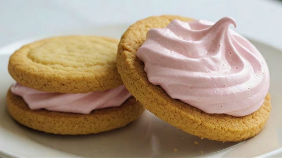Galletitas merengadas de frutilla: caseras y deliciosas