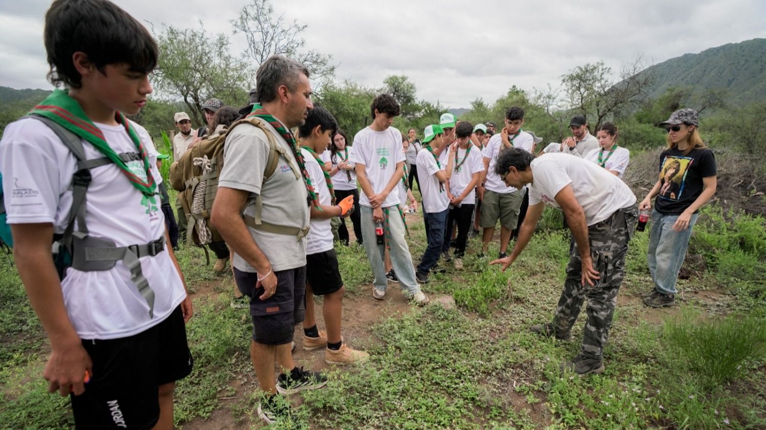 Valle Fértil vivió jornada de senderismo y educación ambiental