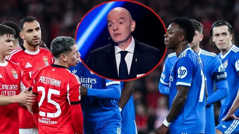 El comunicado de Infantino sobre el supuesto racismo entre Prestianni y Vinícius
