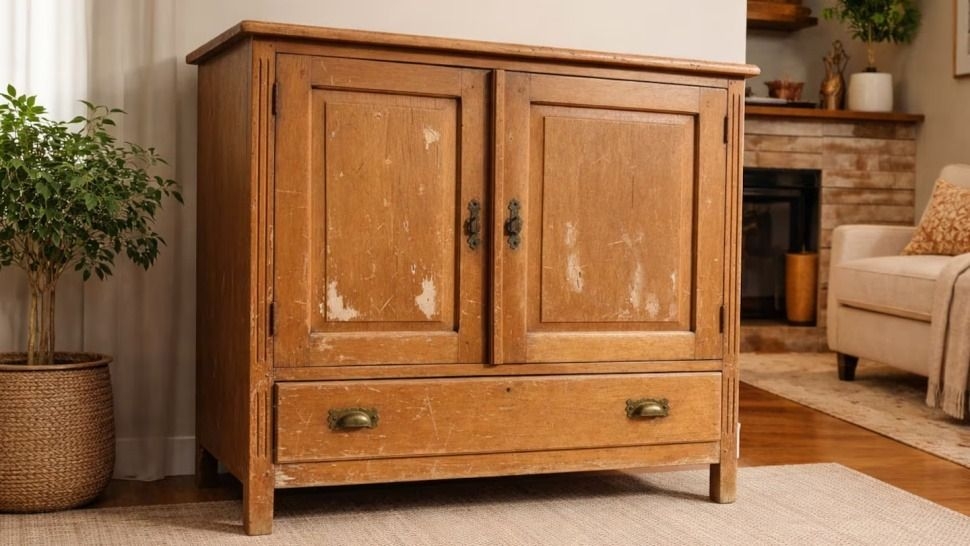 Cómo restaurar un mueble de madera viejo con dos ingredientes