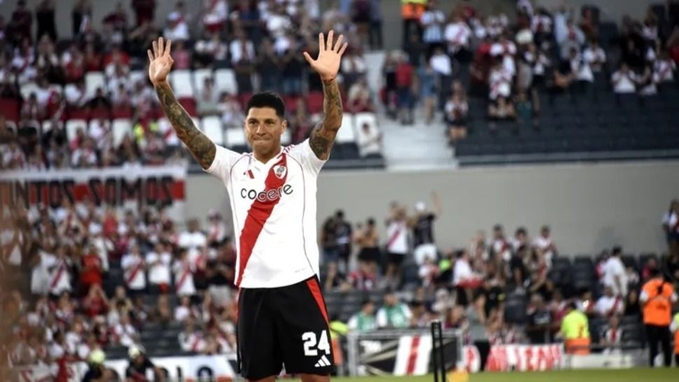 River homenajeó a Enzo Pérez en su 40° cumpleaños