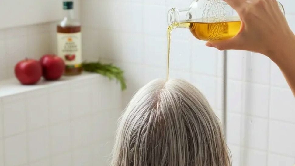 Vinagre de manzana: el truco casero que deja el pelo brillante