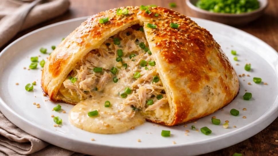 Cómo preparar pollo relleno “volcán” en 45 minutos