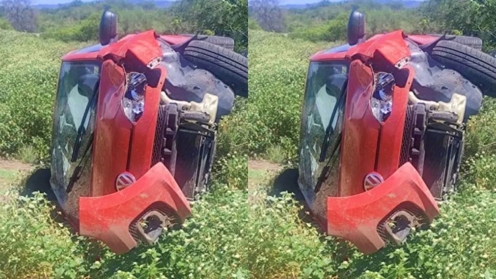 Volcó un auto en la Ruta 510 y una joven sufrió una fractura