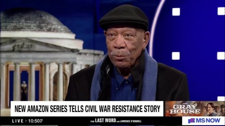 Morgan Freeman fue tajante: “¿Cómo un delincuente convicto puede ser presidente?”