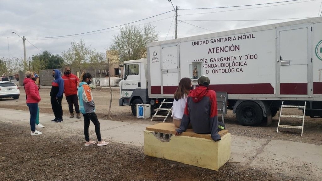 El camión sanitario atenderá en Ullum, Zonda y Rivadavia