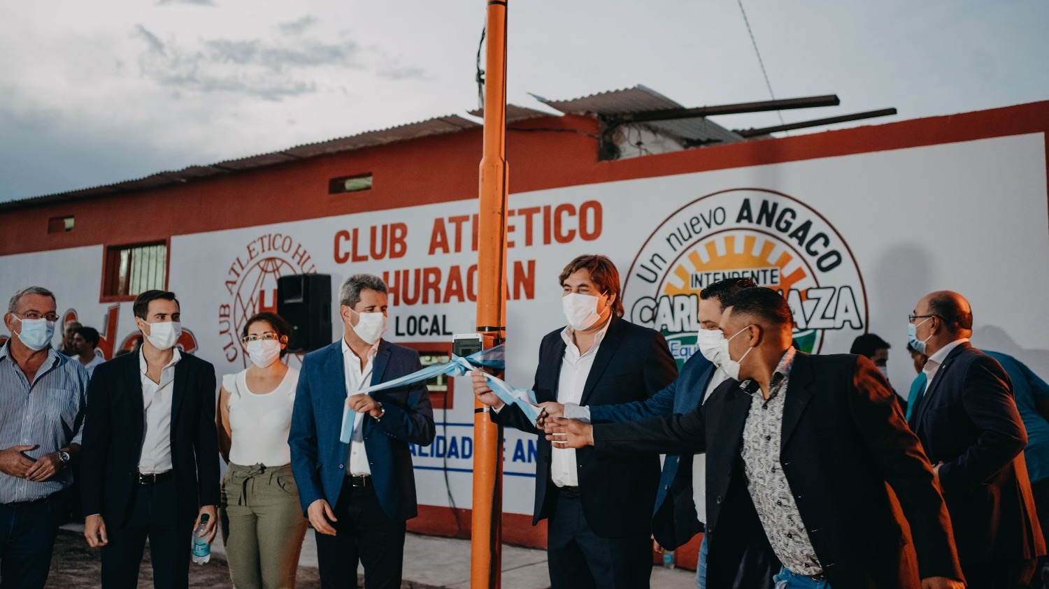 Angaco festejó su aniversario con la inauguración de importantes obras