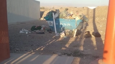 Ubicaron un contenedor de basura al lado del ENI 40 Adriana Vega