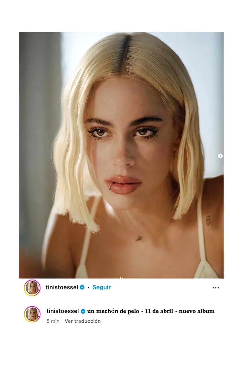 Tini Stoessel: entre el amor y la música nueva