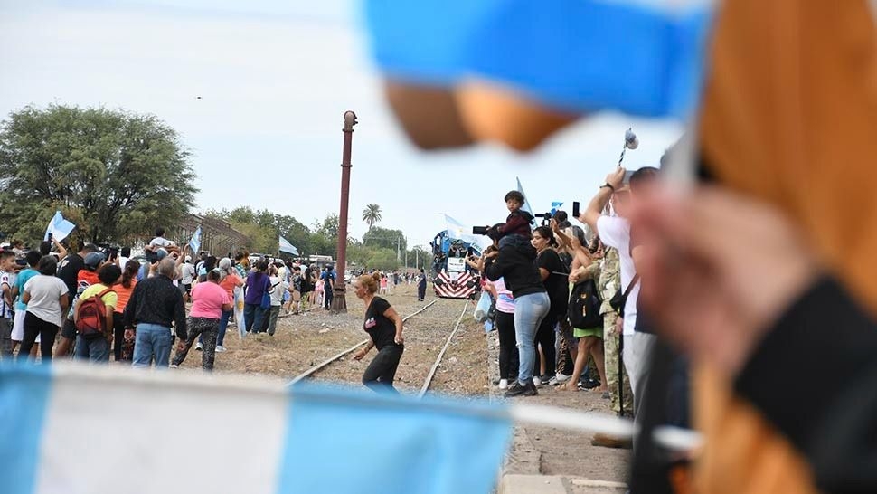 Las mejores fotos de la llegada del tren a San Juan