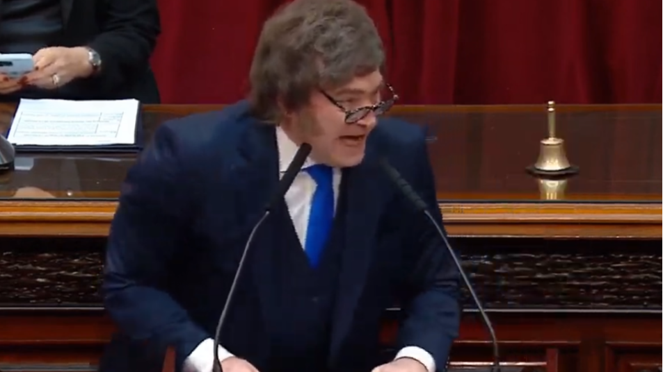 "Manga de chorros, de ladrones": fuerte cruce de Milei con la oposición en las sesiones ordinarias