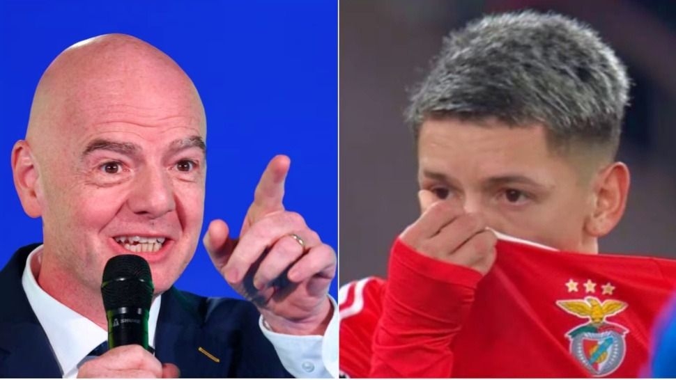 Infantino pide sanción máxima para futbolistas que se tapan la boca al hablar