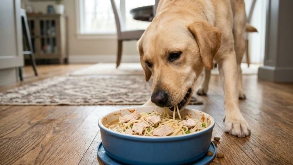 ¿Fideos con pollo para tu perro? Beneficios y recomendaciones