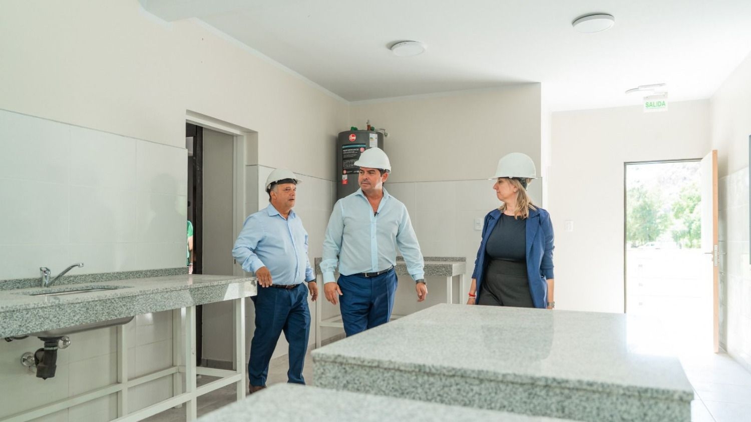 La obra de remodelación del parque de Zonda está en un 92% de avance