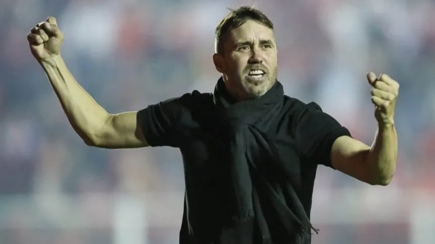 Eduardo Coudet llegó al país para asumir en River