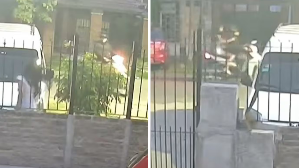 La acusó de infiel, le pegó, la baleó y se la llevó en moto