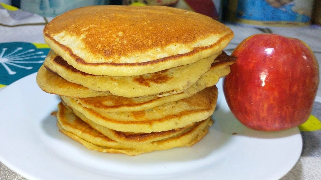 Pancakes de avena y manzana: la receta para un desayuno rico