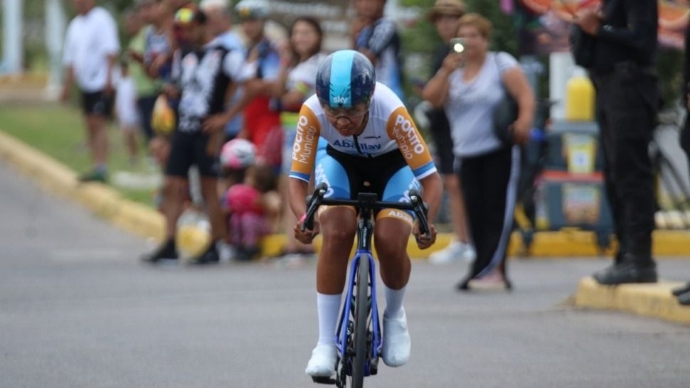 Contundente triunfo de Maribel Aguirre en la contrarreloj de la Vuelta a San Juan Damas
