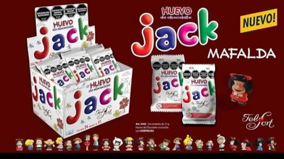 Nostalgia pura: Chocolate Jack presenta su nueva colección de figuras de Mafalda