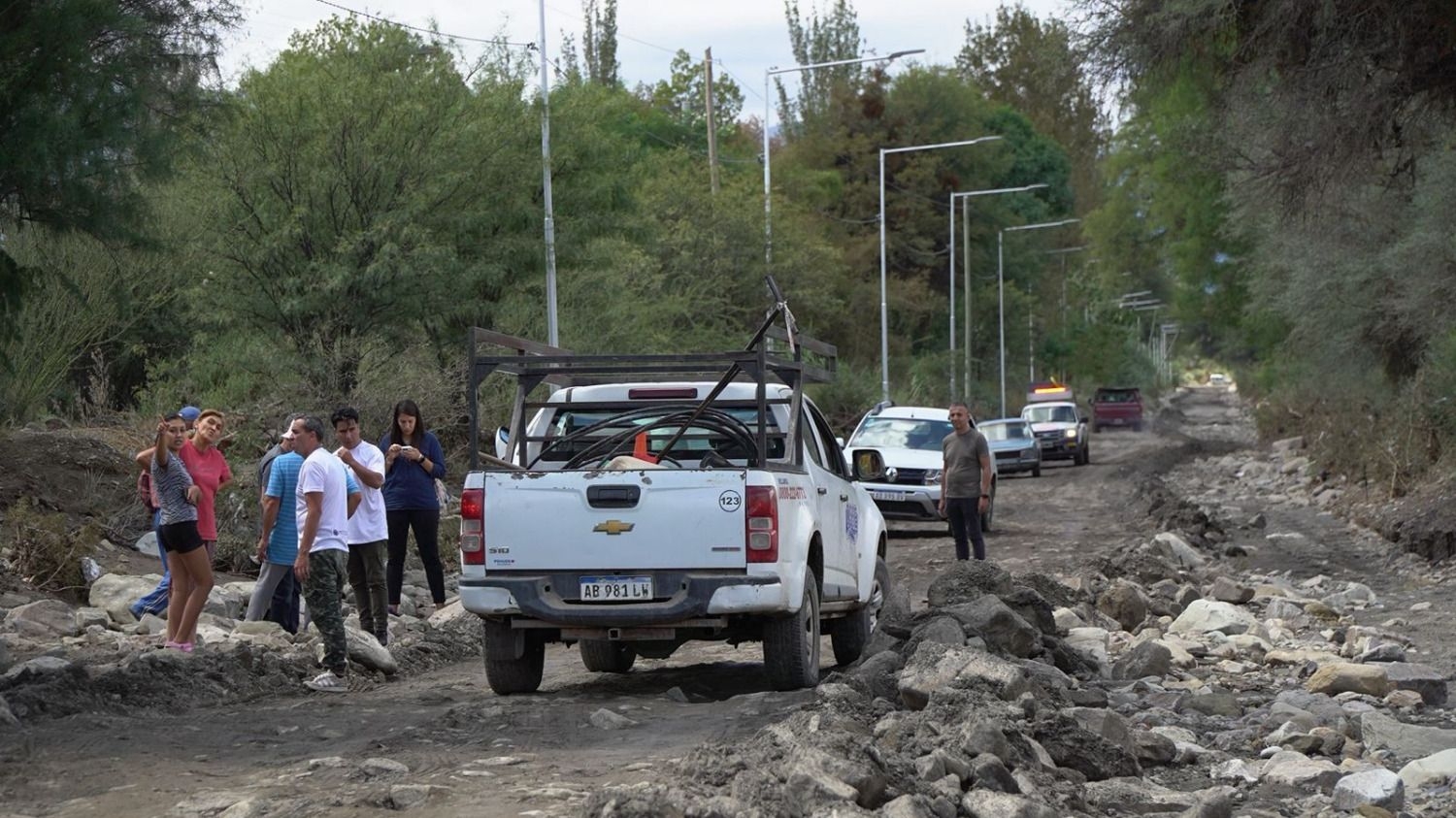 Continúan las tareas de asistencia tras el temporal en Sarmiento, Jáchal y Caucete
