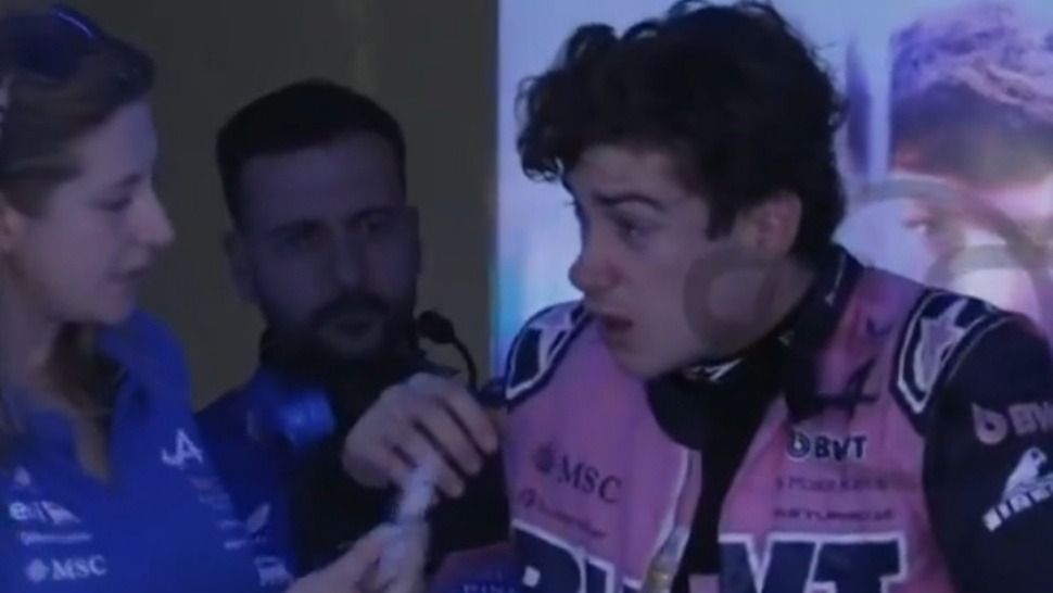 Susto en Alpine: Colapinto sufrió una lesión en el ojo en Australia