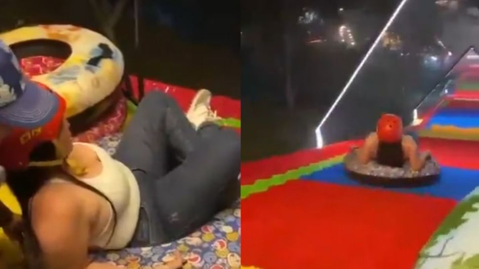 Video: murió una mujer tras salir despedida de un tobogán en un parque turístico