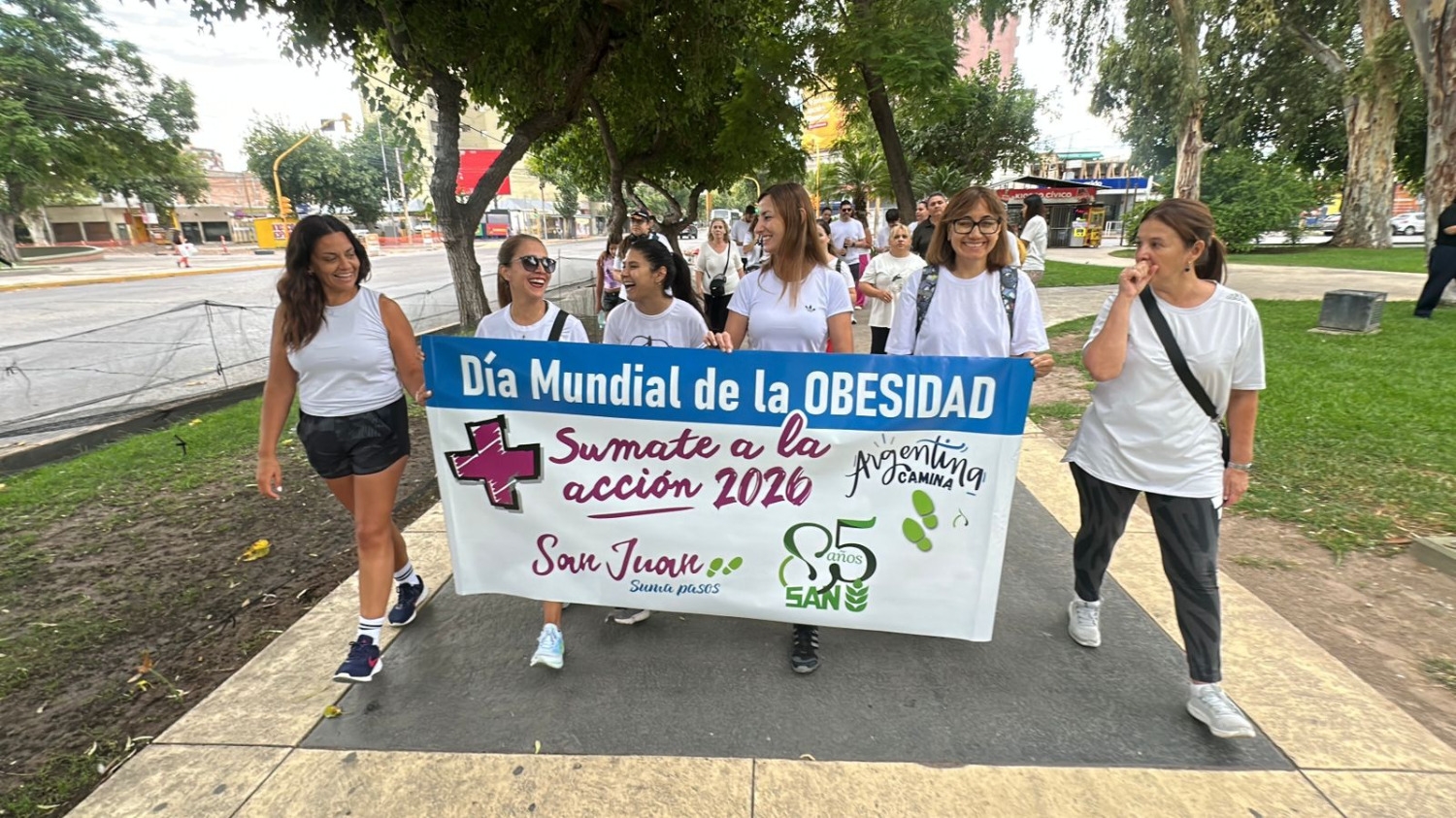 San Juan caminó para visibilizar la obesidad como enfermedad crónica
