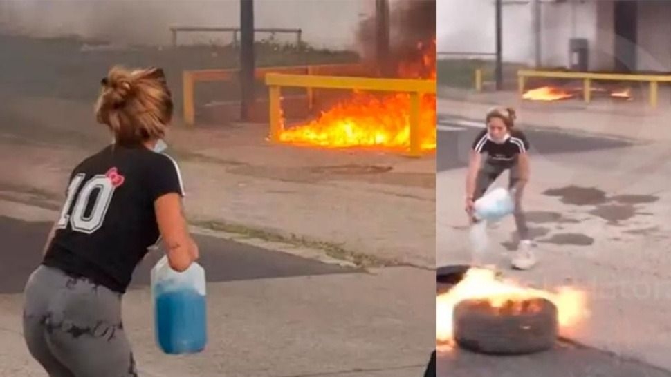 Protesta frente a un penal terminó con familiares prendidos fuego