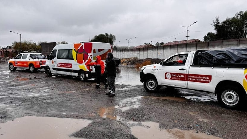 Tras las lluvias, el Gobierno trabaja en zonas afectadas de San Juan