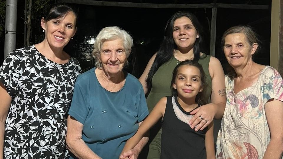 El video de TikTok de cinco generaciones de sanjuaninas que emocionó en redes